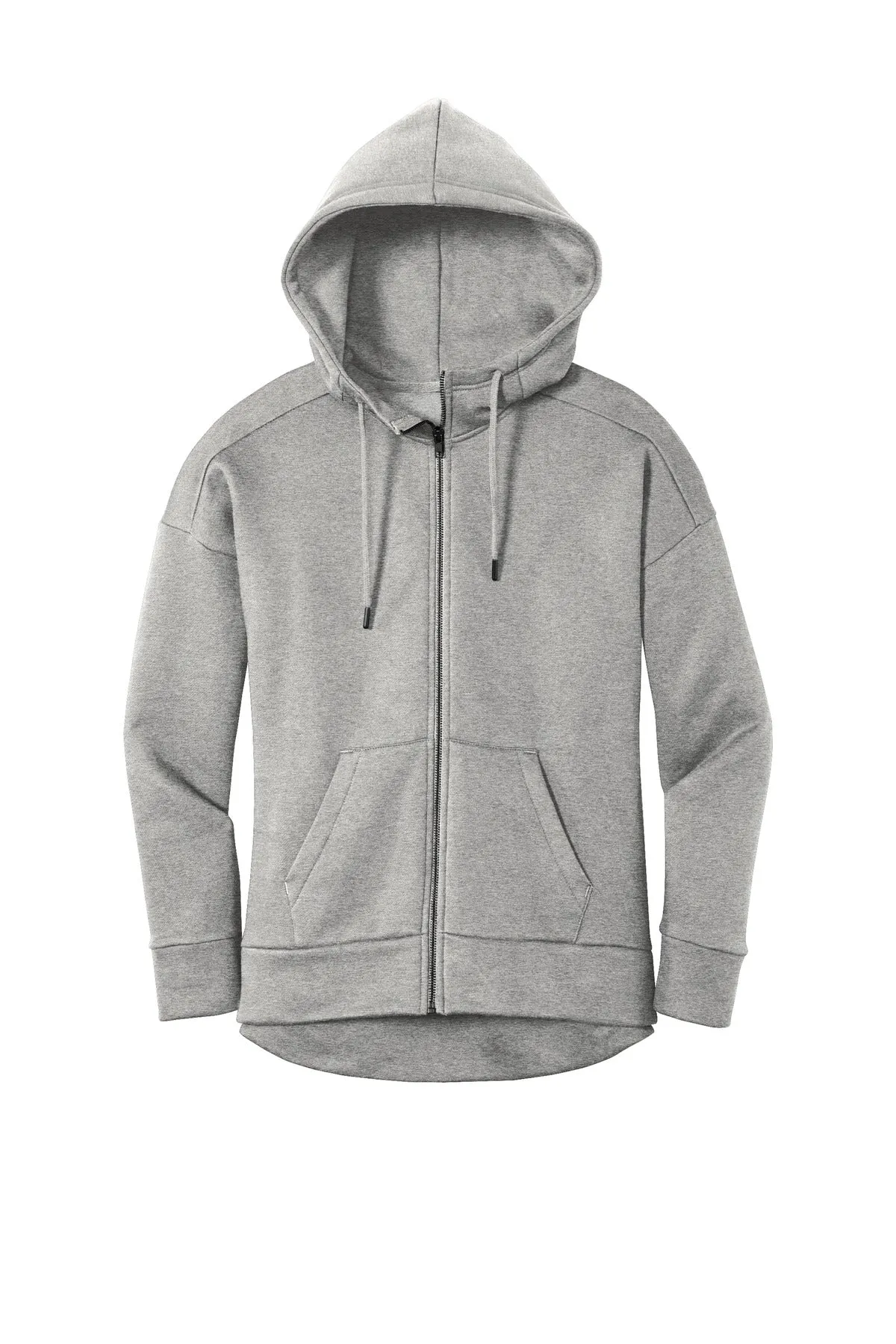 District  Women's Perfect Weight  Fleece Drop Shoulder Full-Zip Hoodie