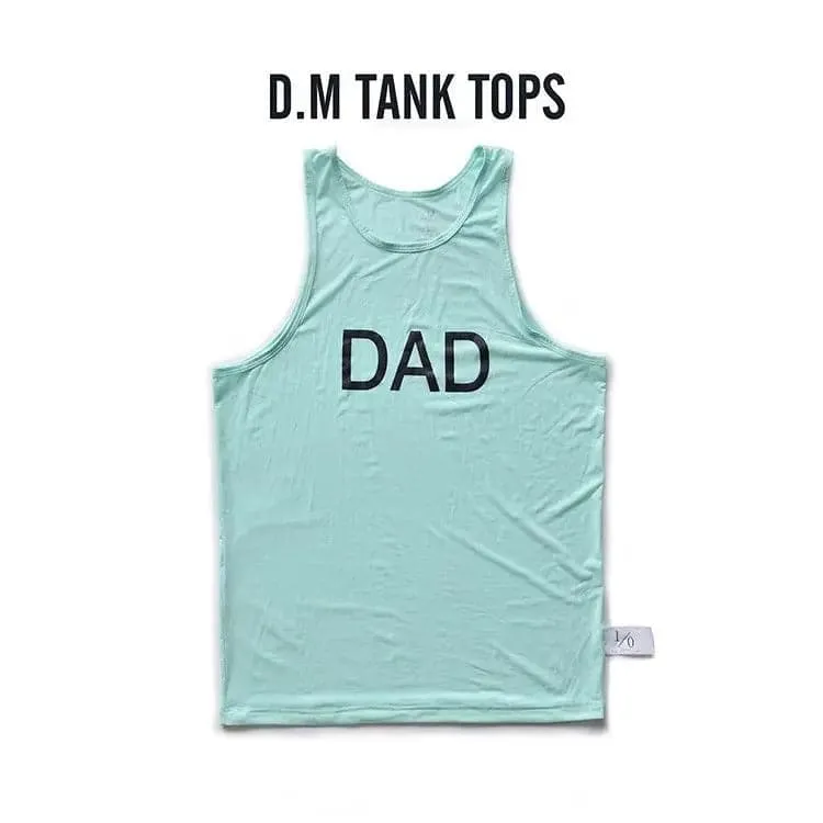 D.M Dad Ice Silk Vest Men's Tops