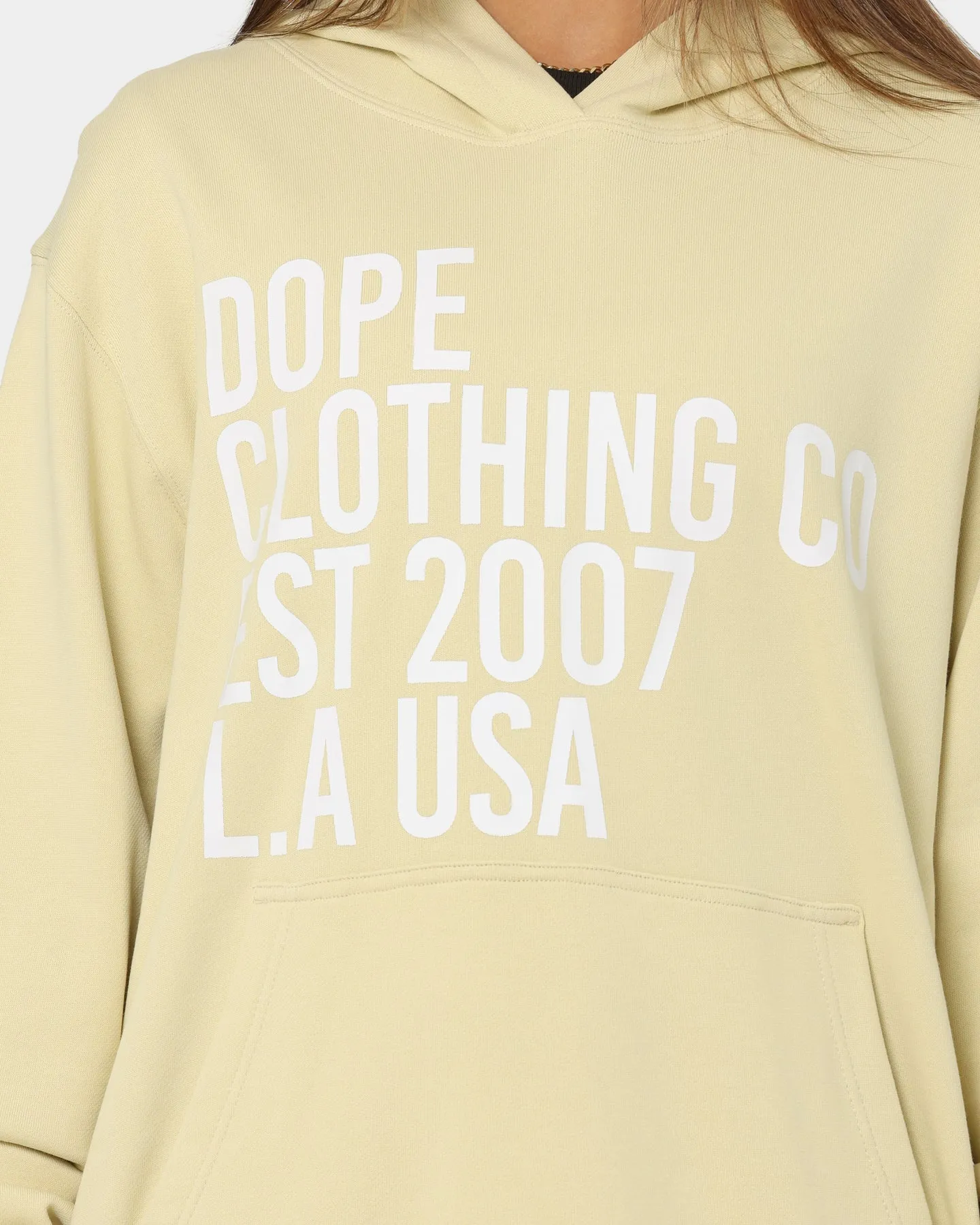 Dope Venice Hoodie Sand/White