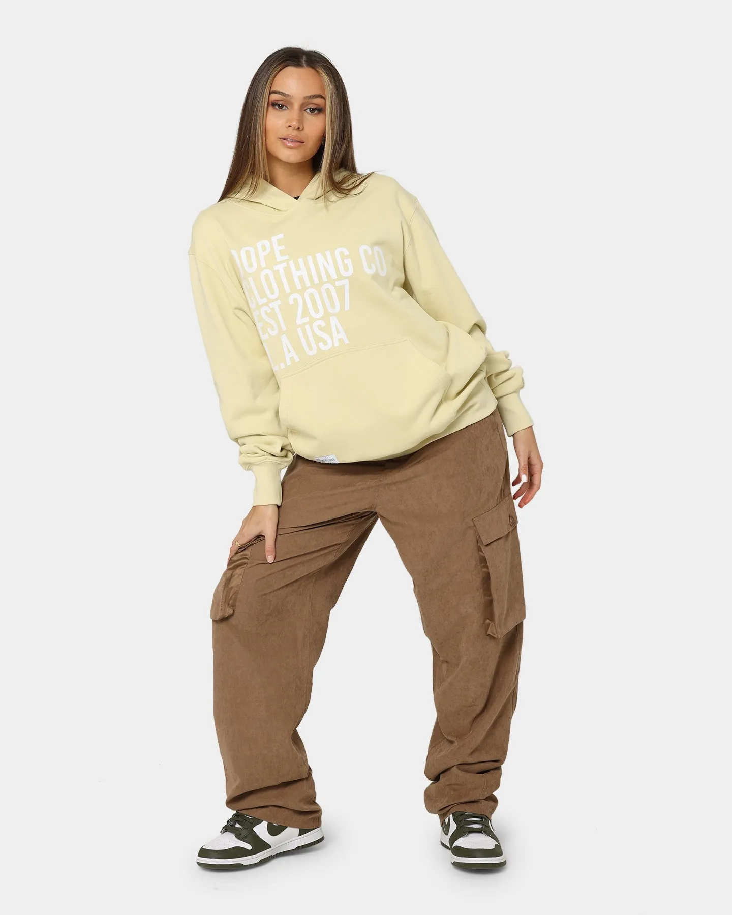 Dope Venice Hoodie Sand/White