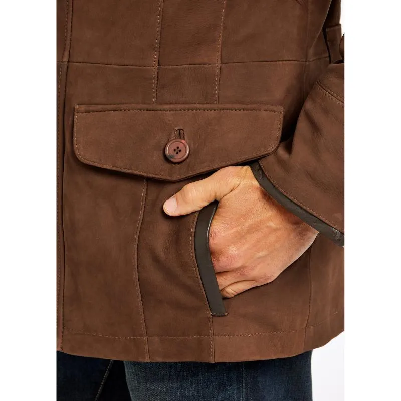 Dubarry Moore Mens Leather Jacket - Walnut