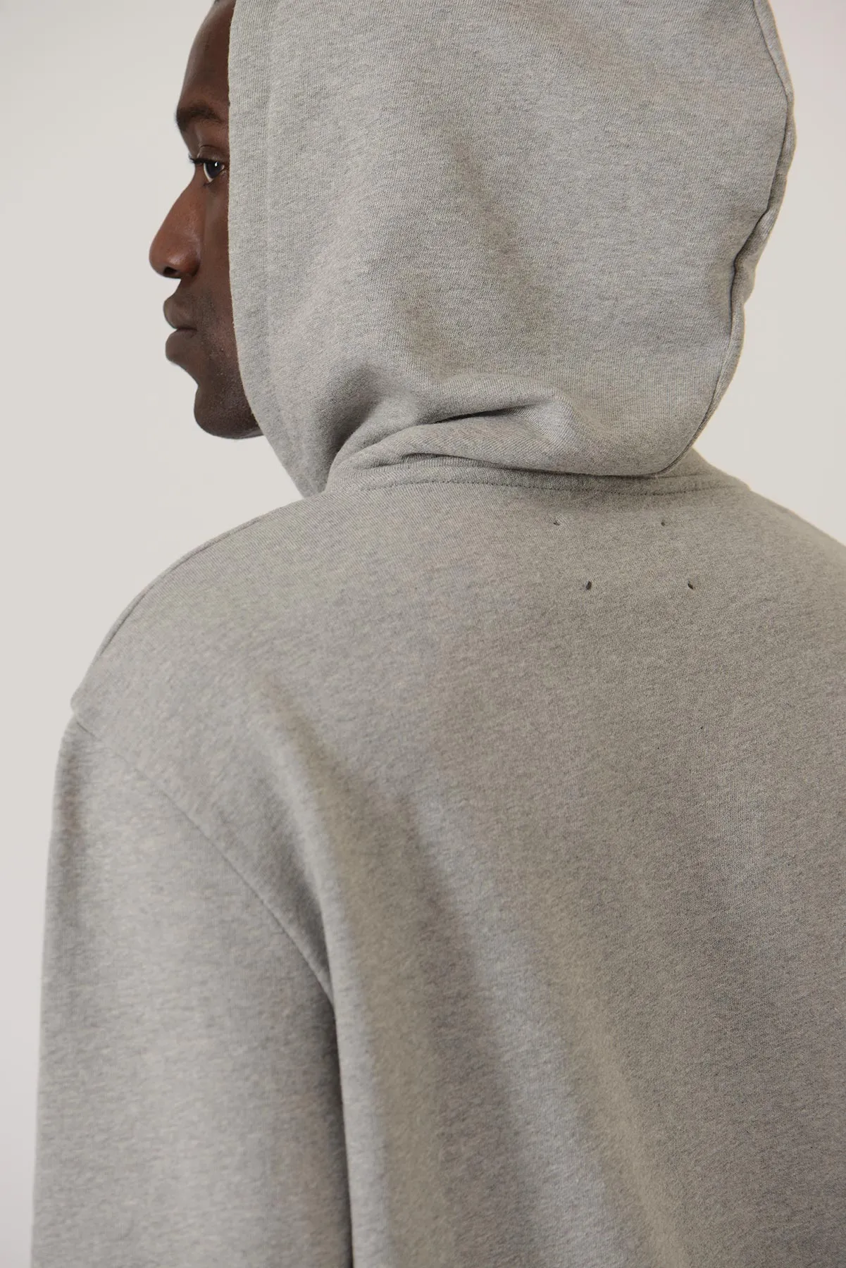 Early High-Stitch Logo Hoodie - Grey