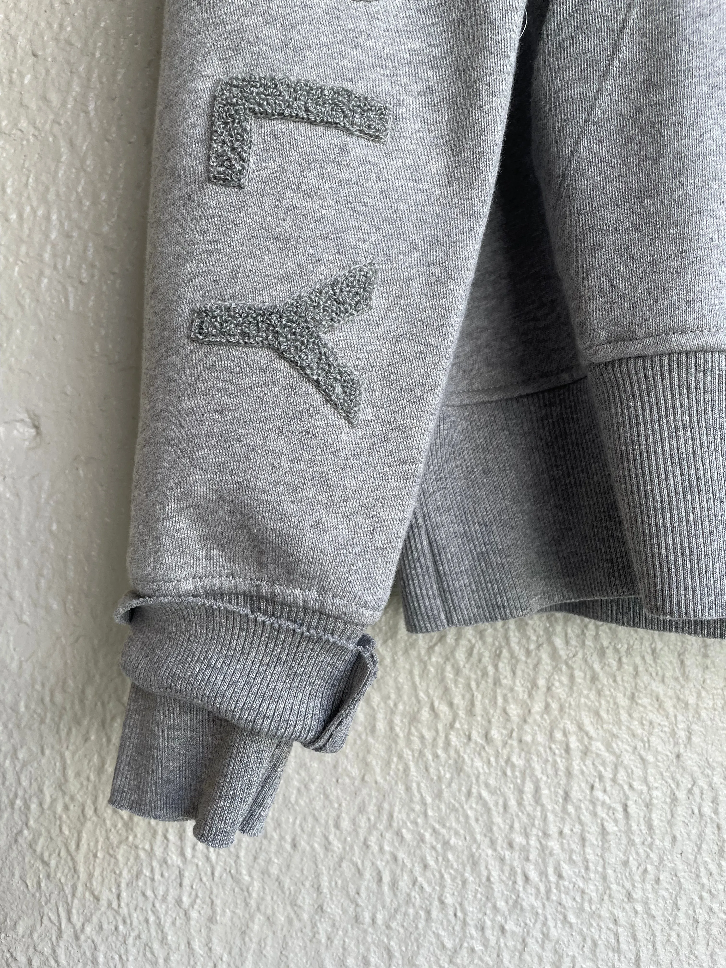 Early High-Stitch Logo Hoodie - Grey