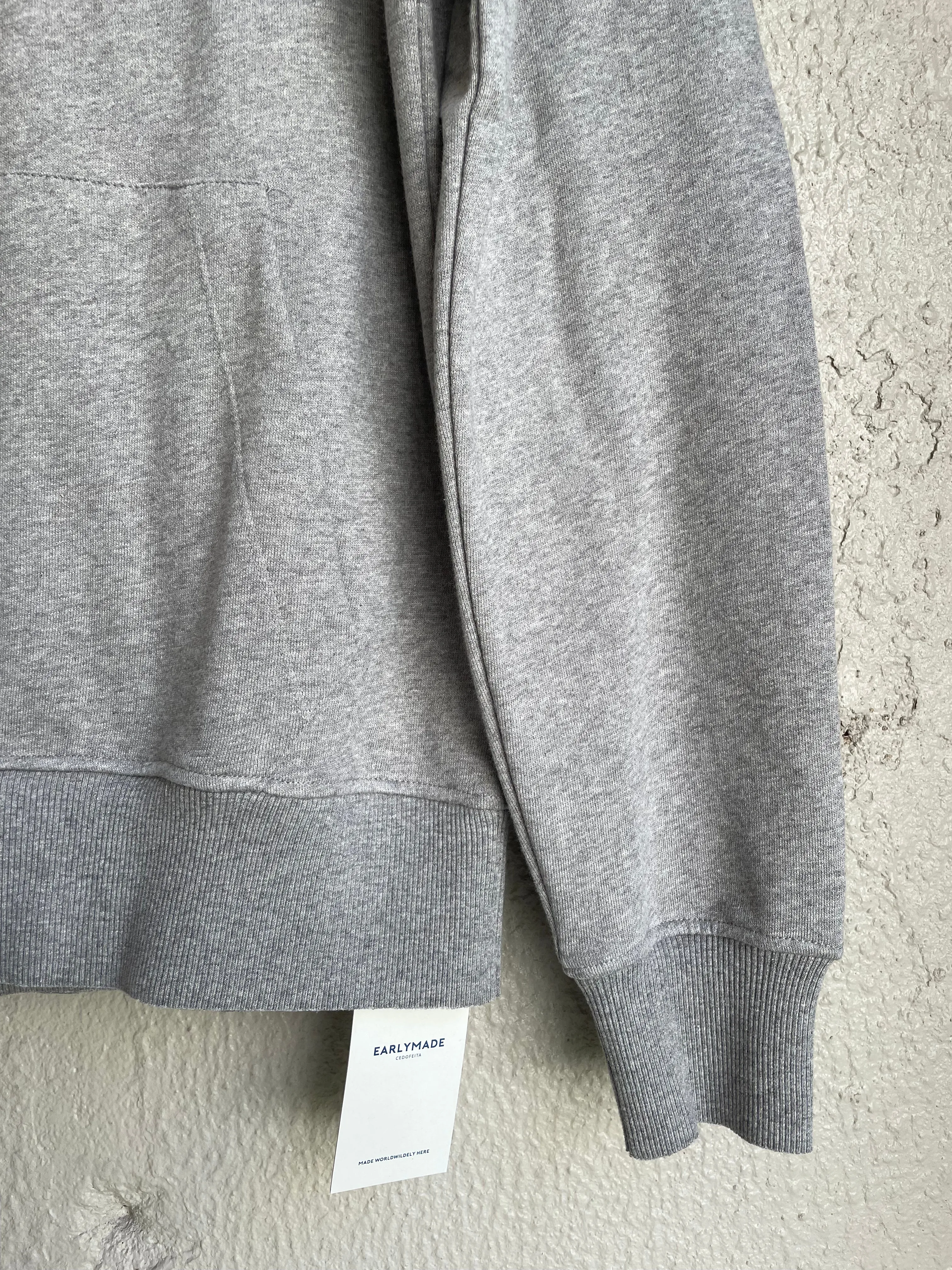 Early High-Stitch Logo Hoodie - Grey