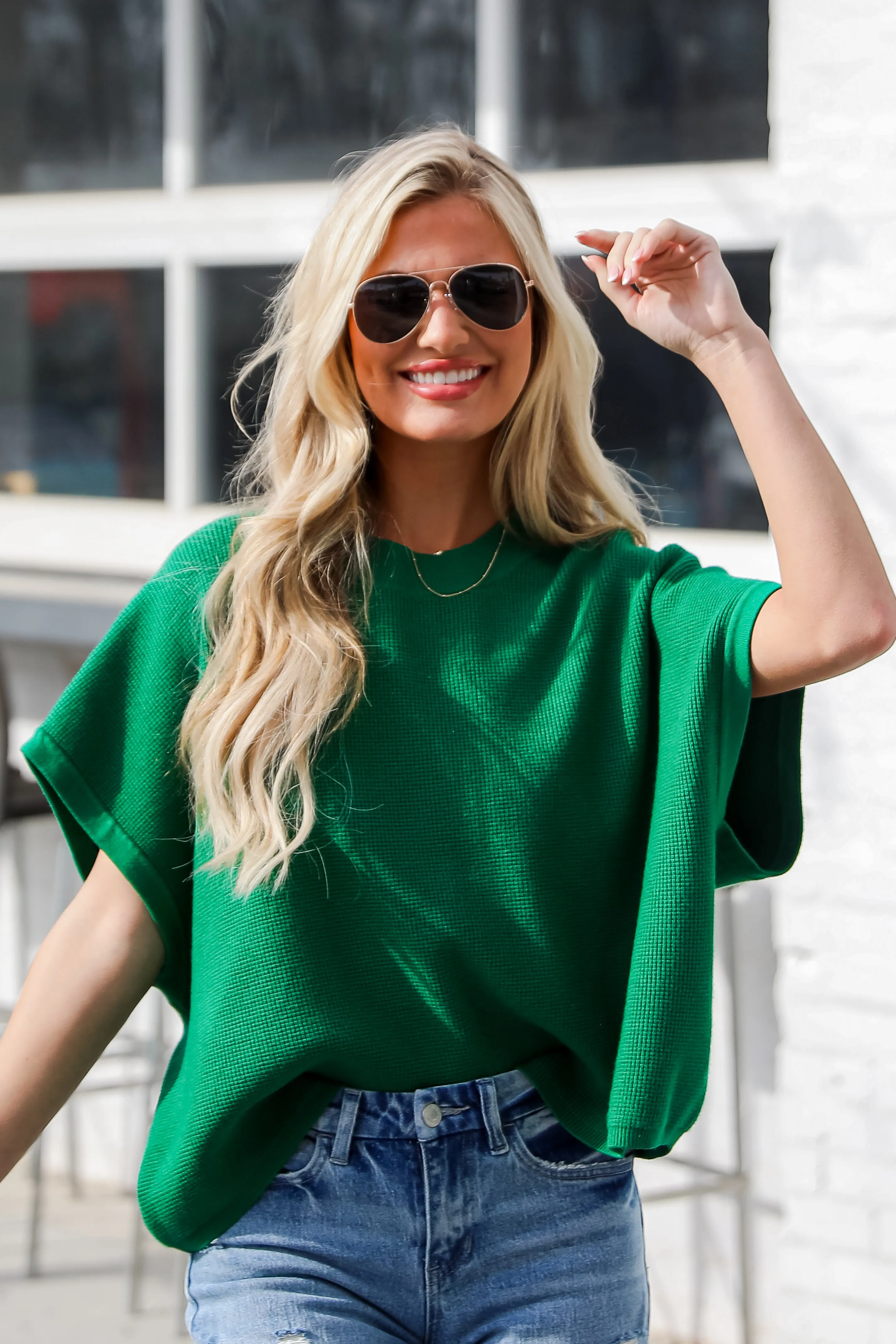 Easily My Favorite Kelly Green Sweater Top