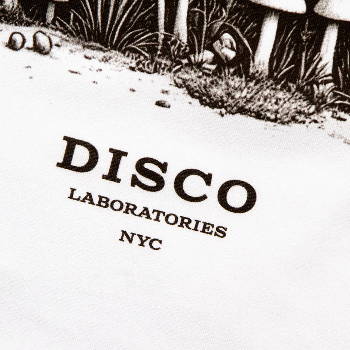 Ecology Disco Labs NYC Front Print - Tshirt - White