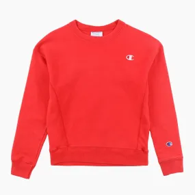 Embroidered Sweatshirt - Red