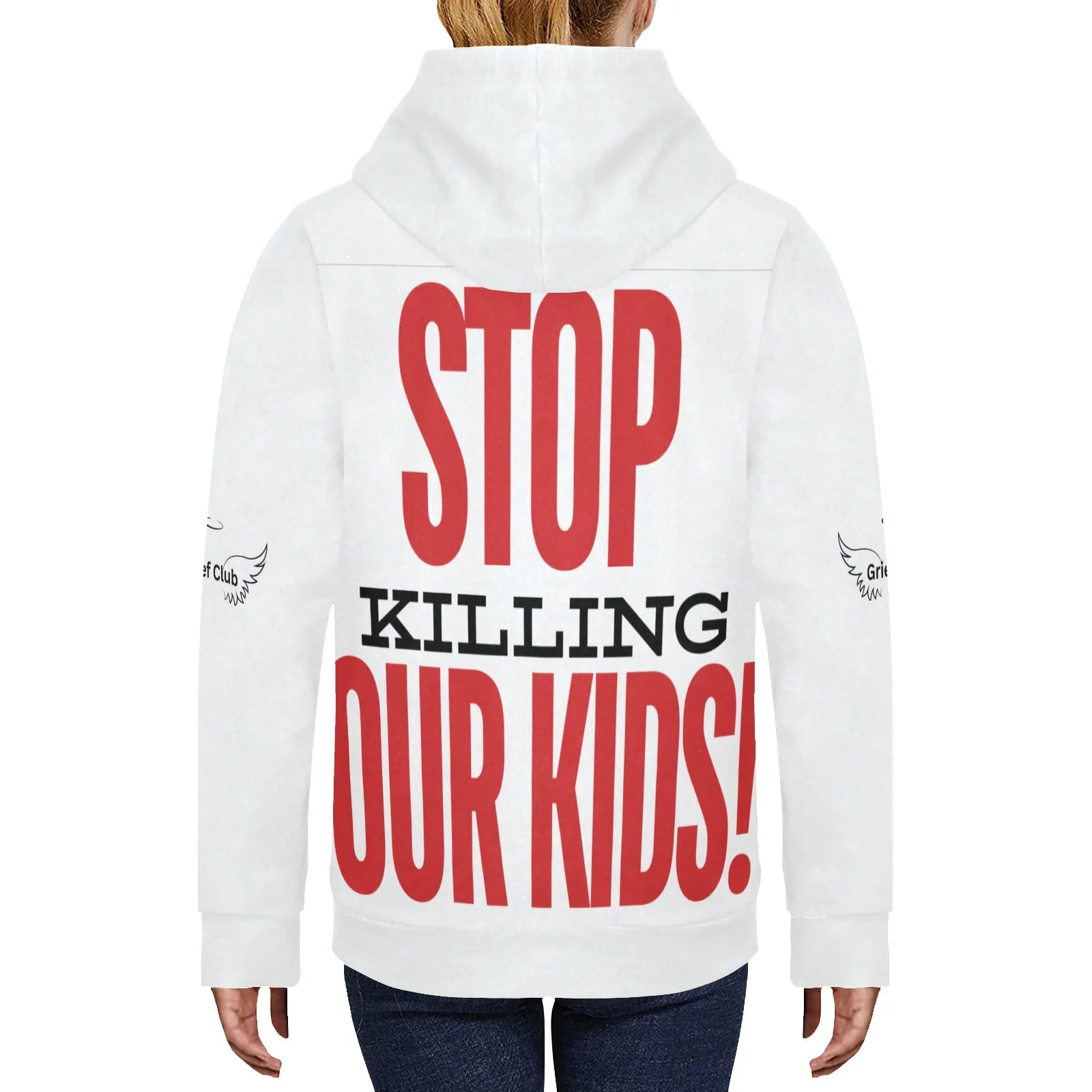 Empowering “Stop Killing Our Kids” Hoodie for Women