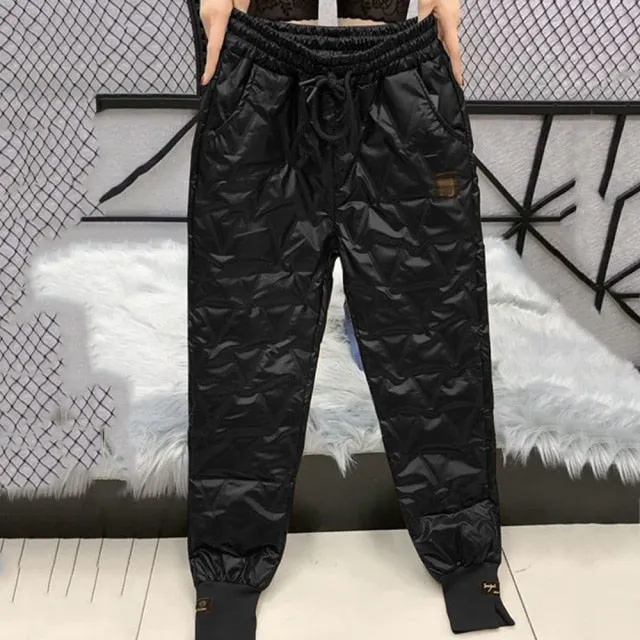 FashionSierra - New High Waist Thick Casual Feet Harem Pants