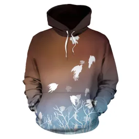 Flying Ravens - Orange | Hoodie | Mandalazed