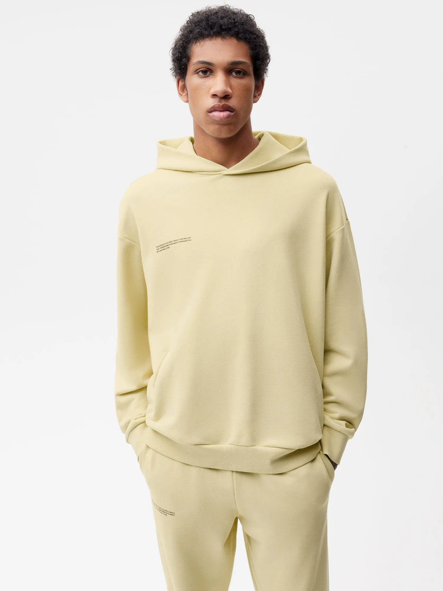 Food Dye Hoodie—matcha green