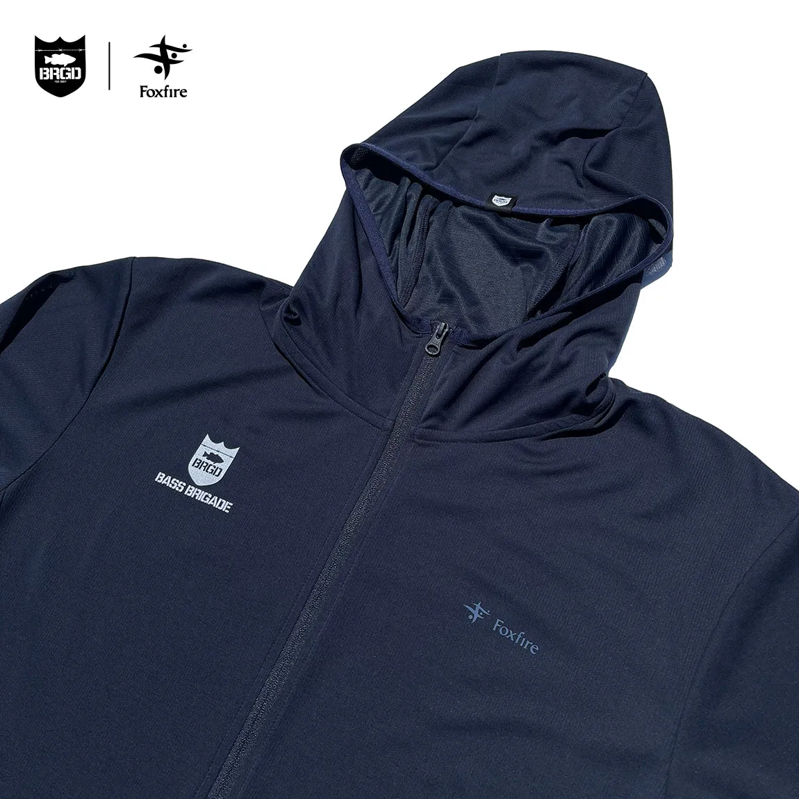 Foxfire × BASS BRIGADE SC DOT-ON HOODY - NAVY