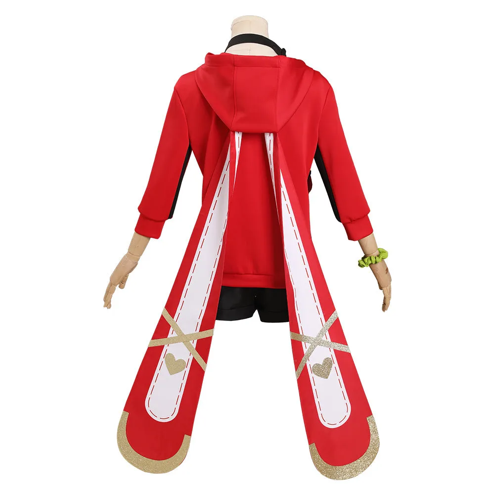 Genshin Impact X Pizzahut - Amber Cosplay Costume Accesssories Outfits Halloween Carnival Suit