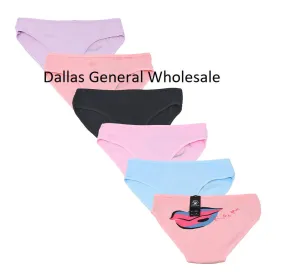 Girls Simple Kiss Me Cute Panties Wholesale