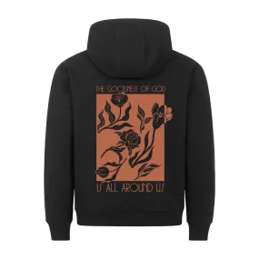 Goodness of God Flowers Hoodie BackPrint