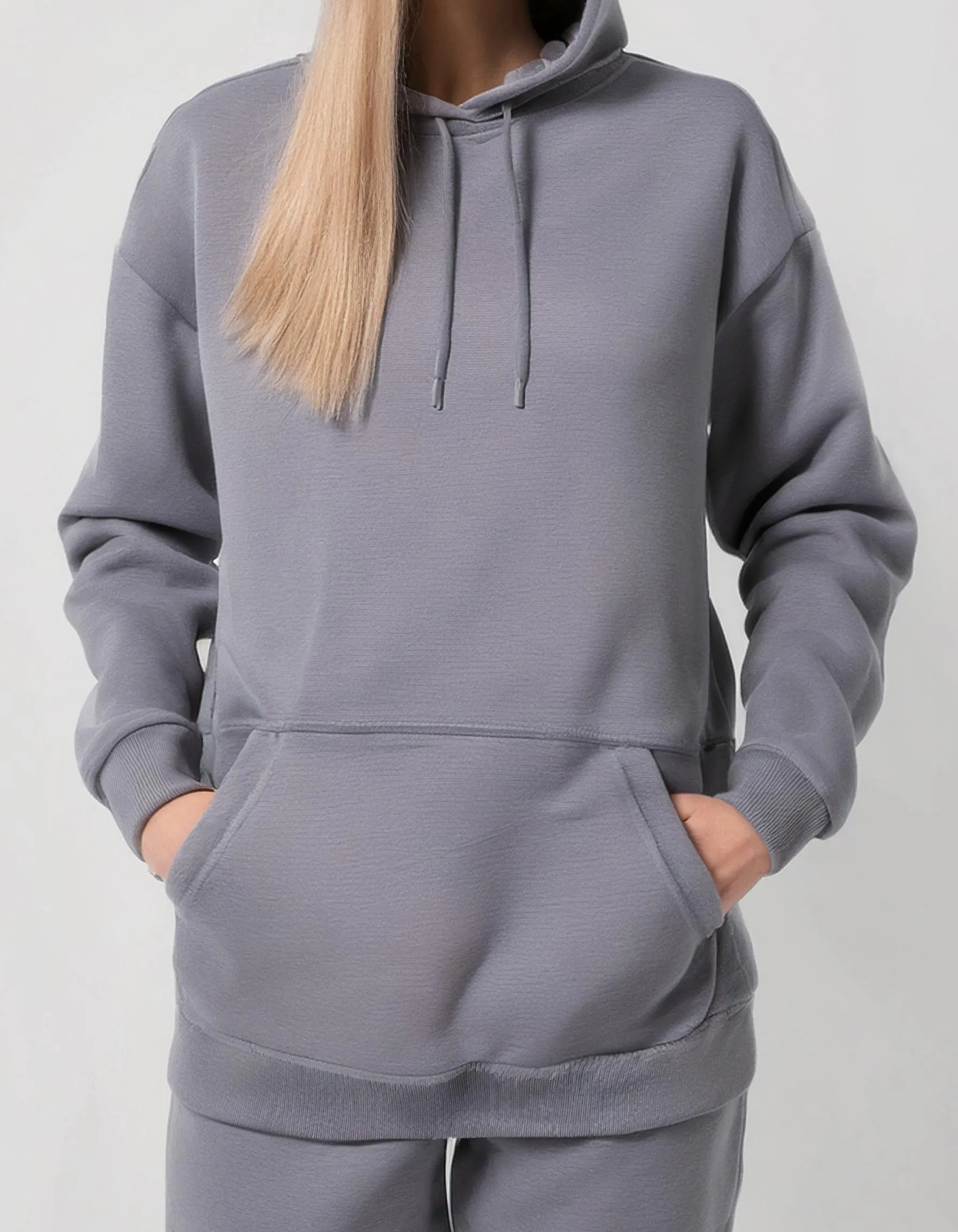 Graphite Chic Grey Hoodie