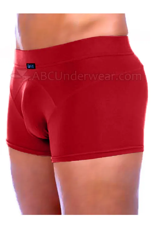 Gregg Contoured Microfiber Trunk Underwear - Deep Red