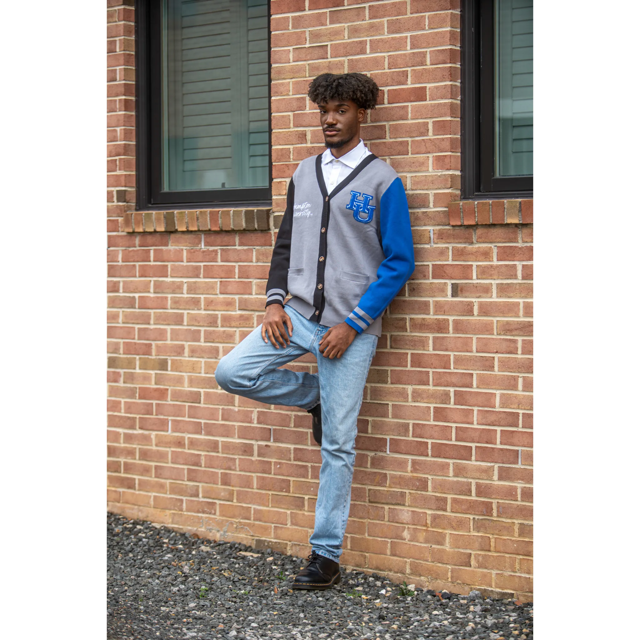 Hampton University™ Varsity Cardigan Sweater