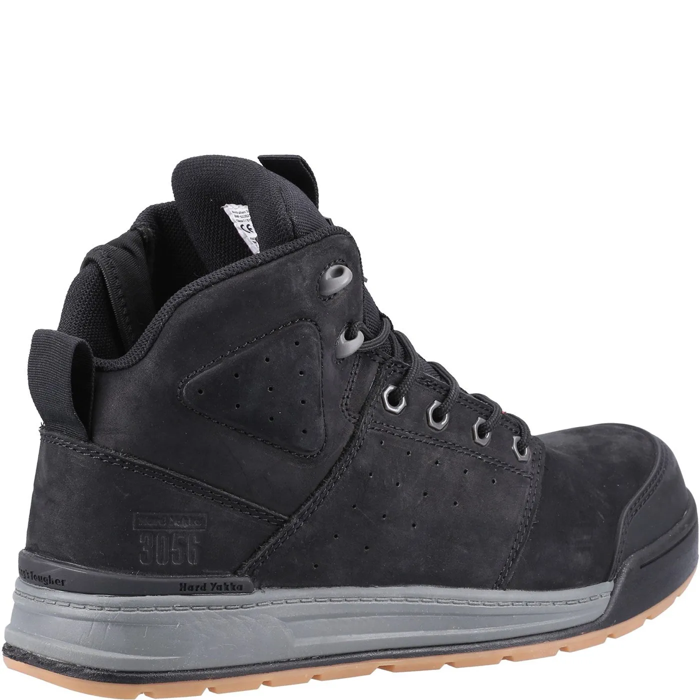 Hard Yakka 3056 Lace Zip Safety Boot S1 Black