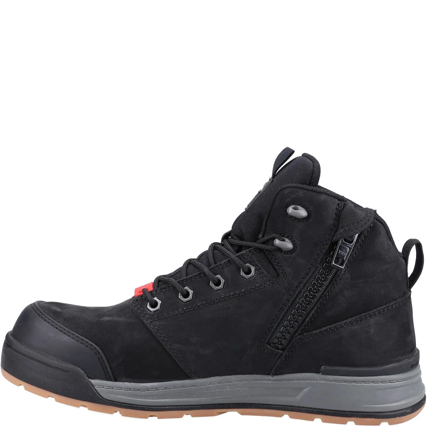 Hard Yakka 3056 Lace Zip Safety Boot S1 Black