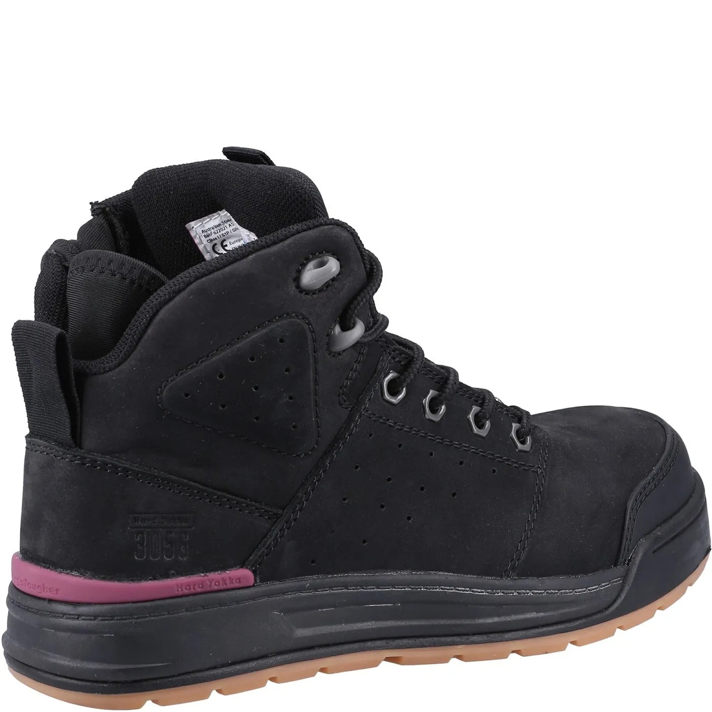 Hard Yakka 3056 PR Side Zip Safety Boot S1 Black