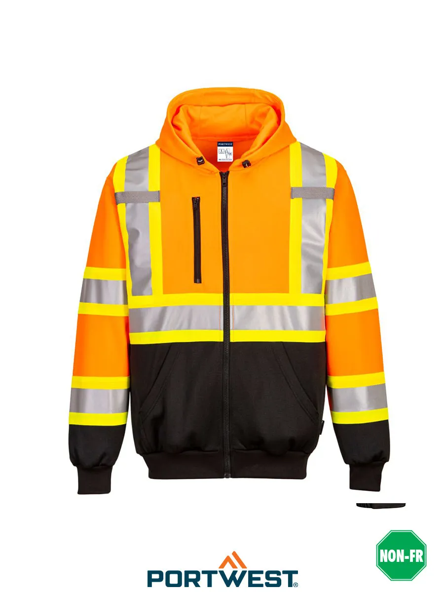 Hi-Vis Contrast Striped Hoodie - CA170