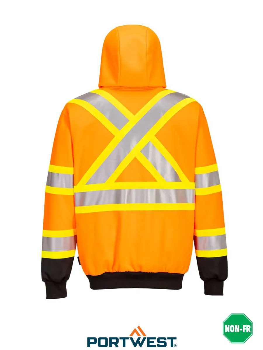 Hi-Vis Contrast Striped Hoodie - CA170