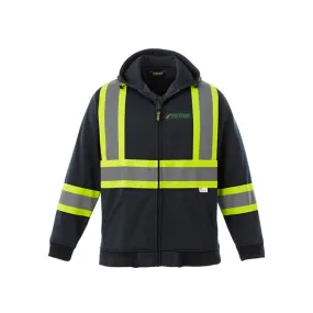 Hi-Vis Full-Zip Fleece Hoodie