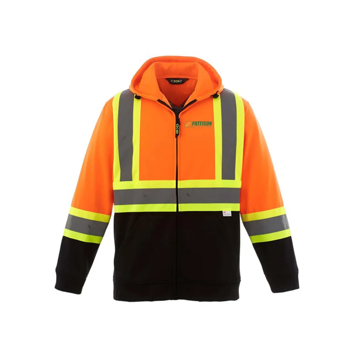 Hi-Vis Full-Zip Fleece Hoodie