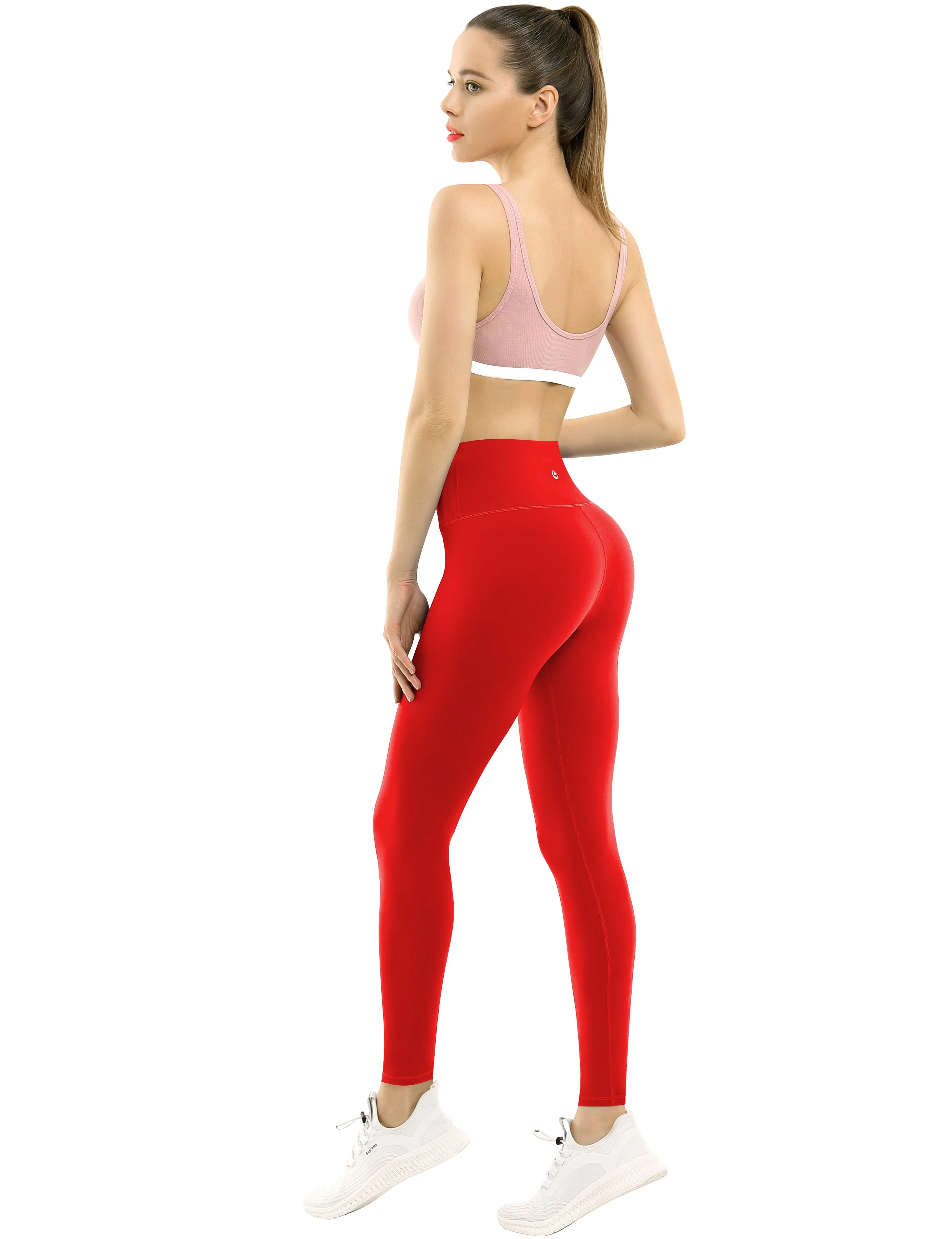 High Waist Gym Pants scarlet_Gym