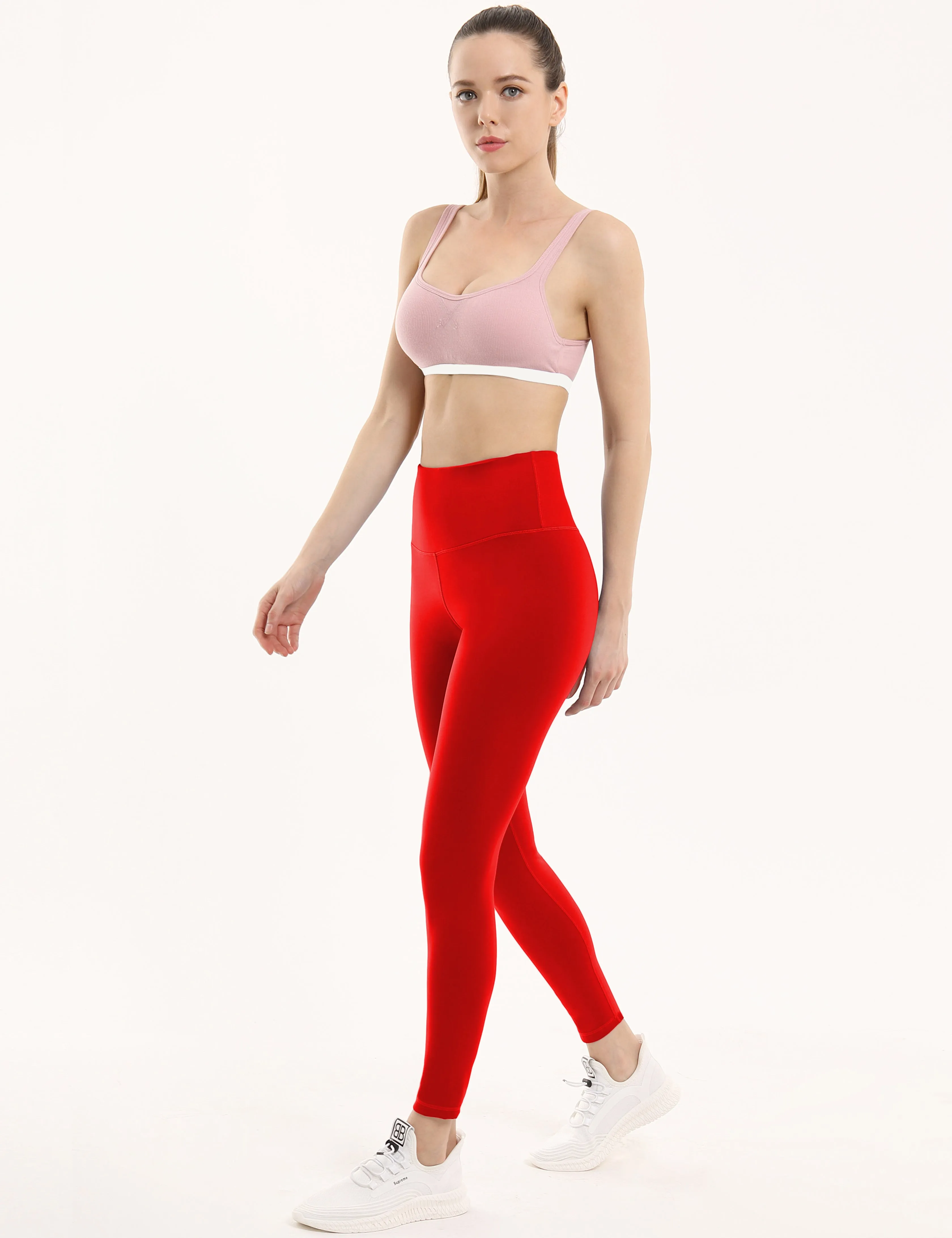 High Waist Gym Pants scarlet_Gym