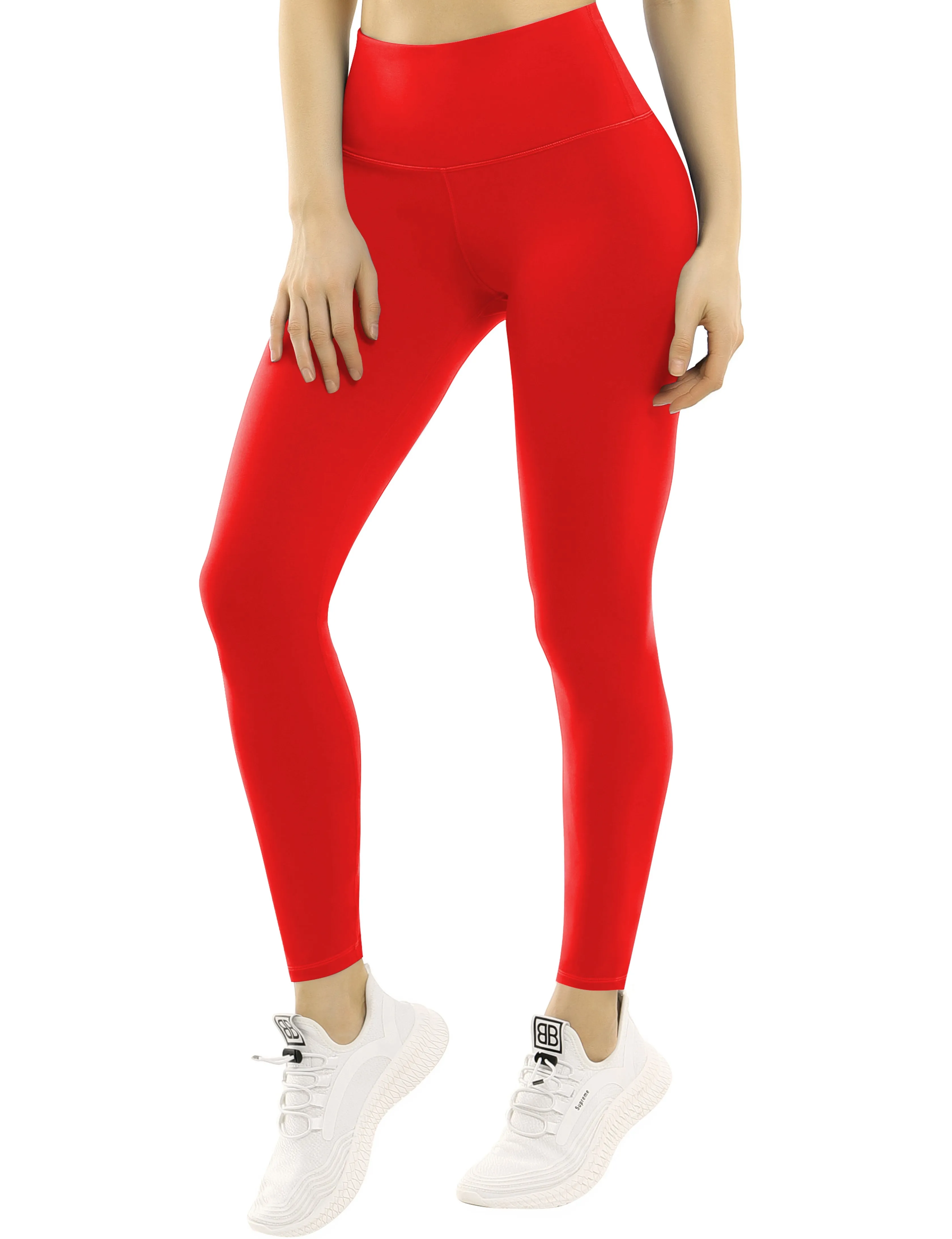 High Waist Gym Pants scarlet_Gym