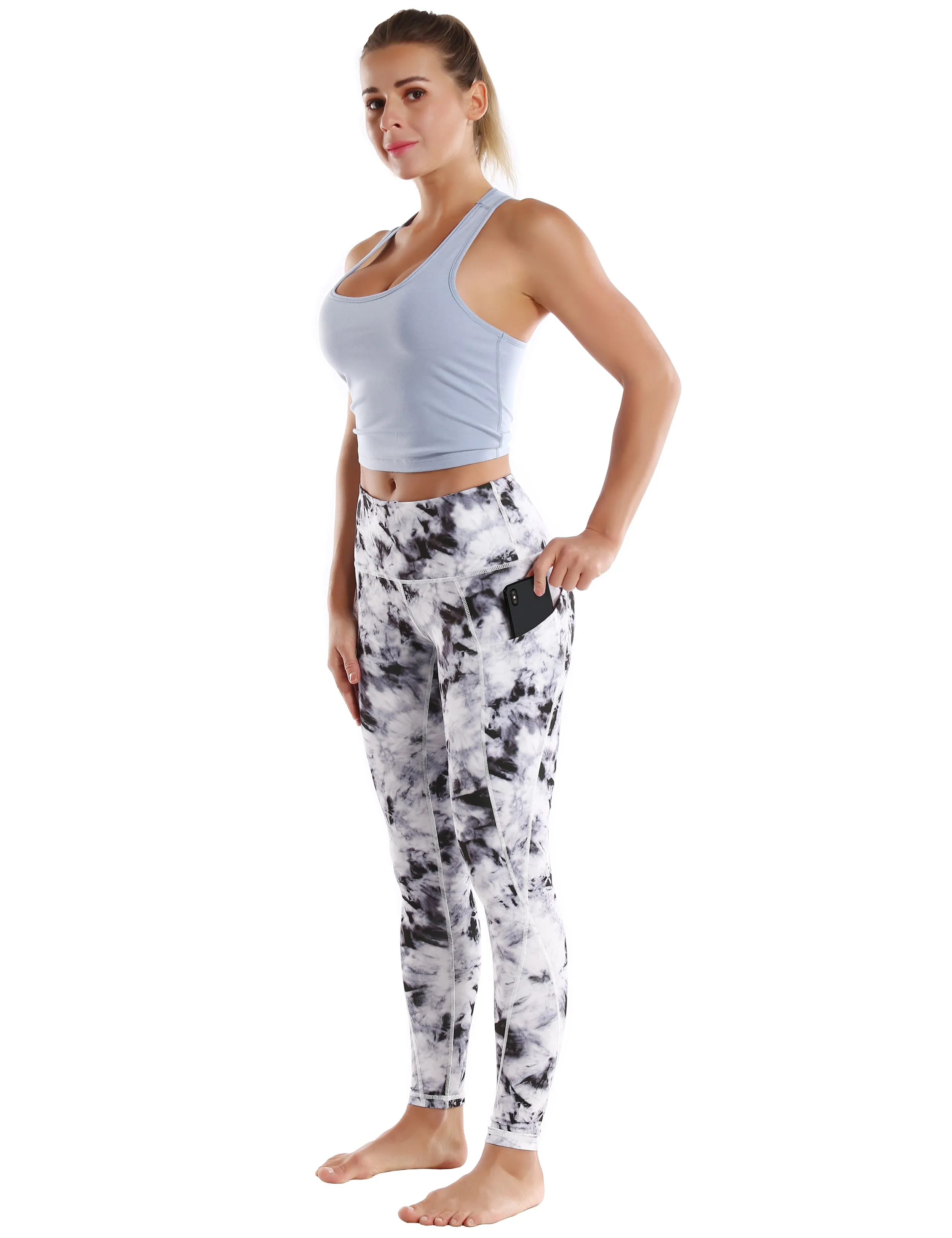 High Waist Side Pockets Pilates Pants blackdandelion_Pilates