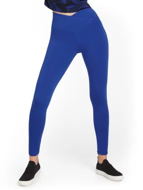 High-Waisted Overlap-Waist Pocket Legging