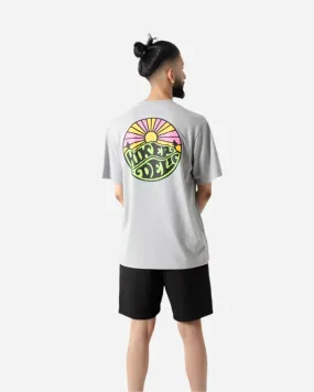 Hikerdelic Original Logo T Shirt Grey Marl