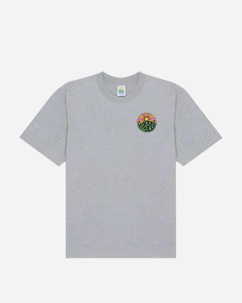 Hikerdelic Original Logo T Shirt Grey Marl