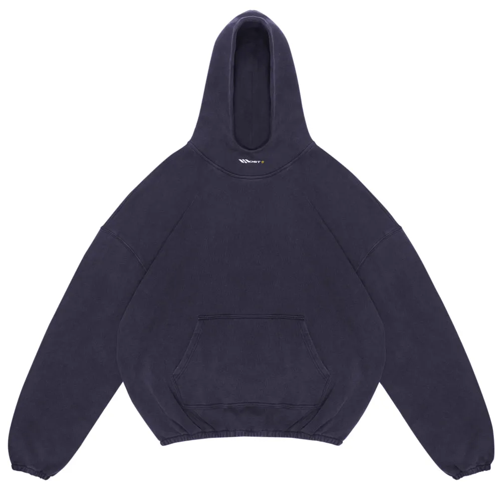 HOST LOGO HOODIE ACID NAVY