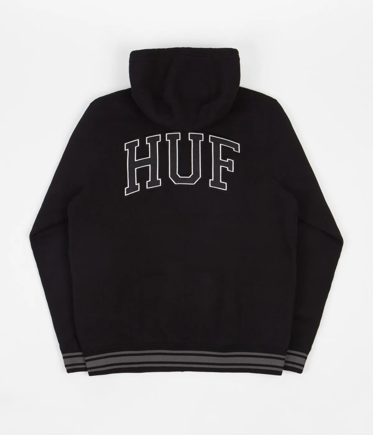 HUF Transit Zip-Up Hoodie - Black