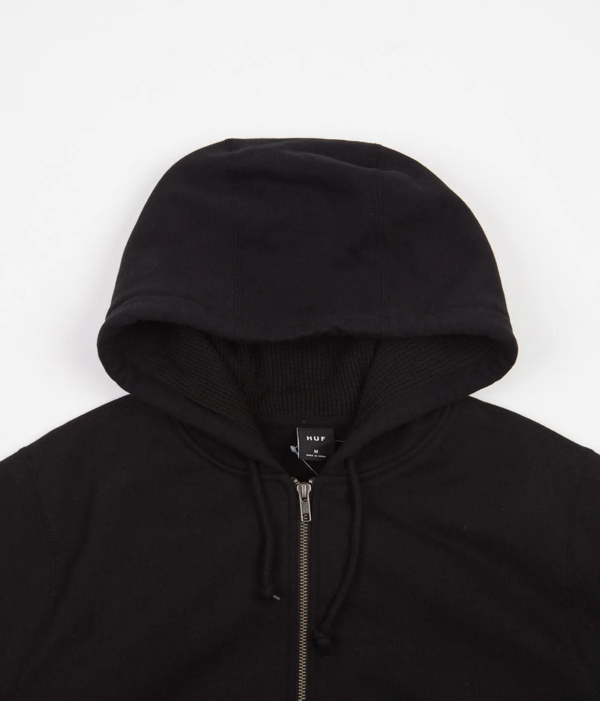 HUF Transit Zip-Up Hoodie - Black