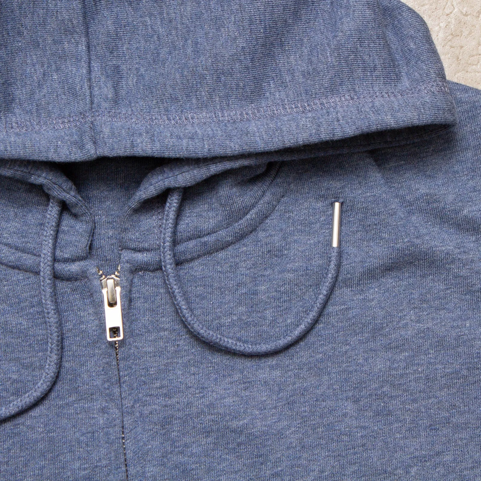 Illegal Rave Conservation Crest - Zipped Hood - Blue