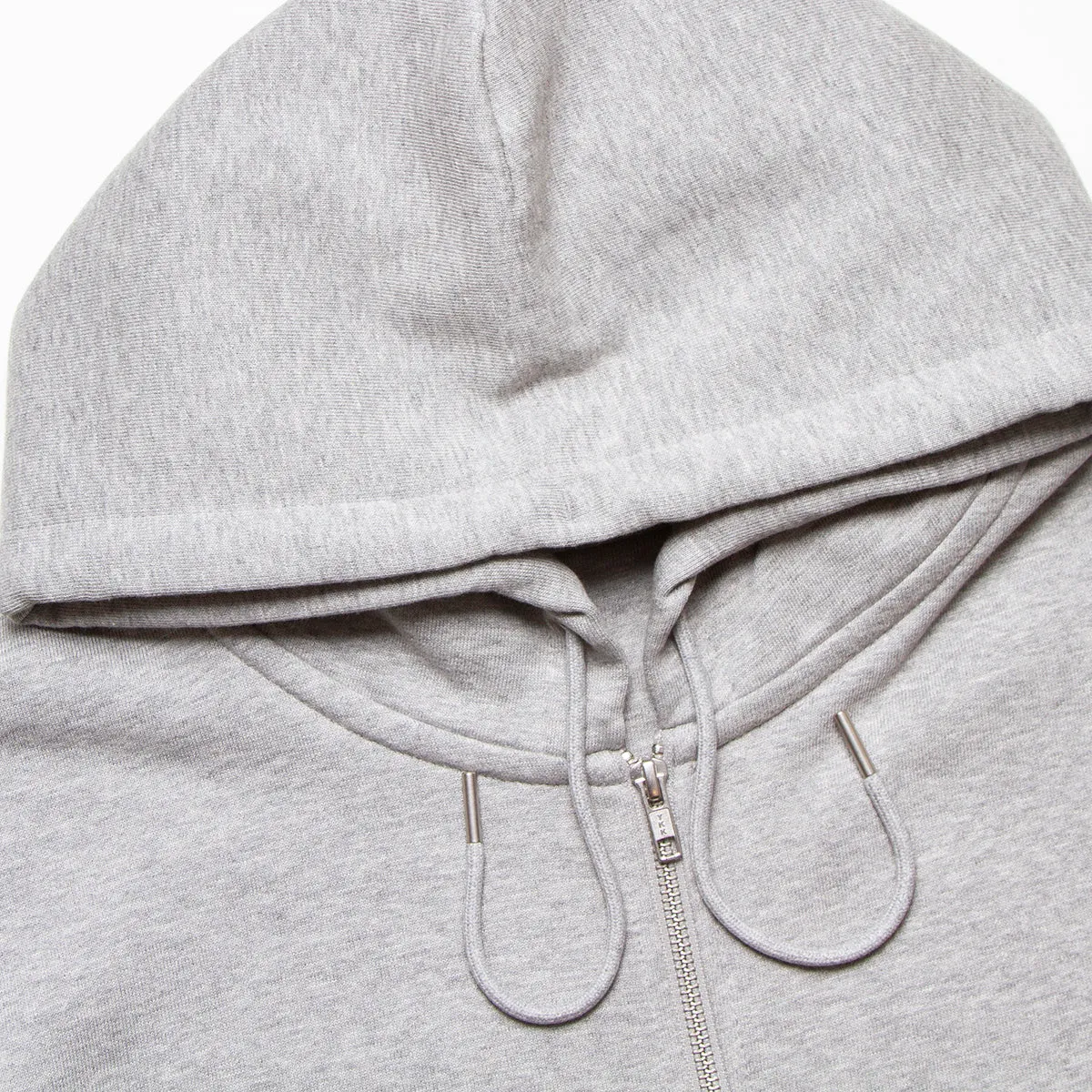 Illegal Rave Crest - Zipped Hood - Grey