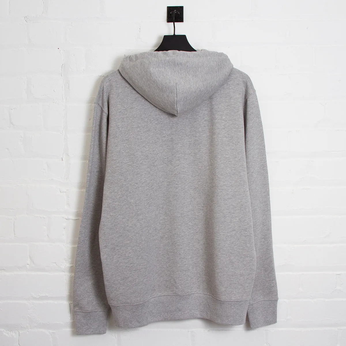 Illegal Rave Crest - Zipped Hood - Grey