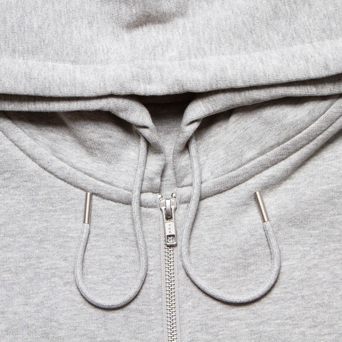 Illegal Rave Crest - Zipped Hood - Grey