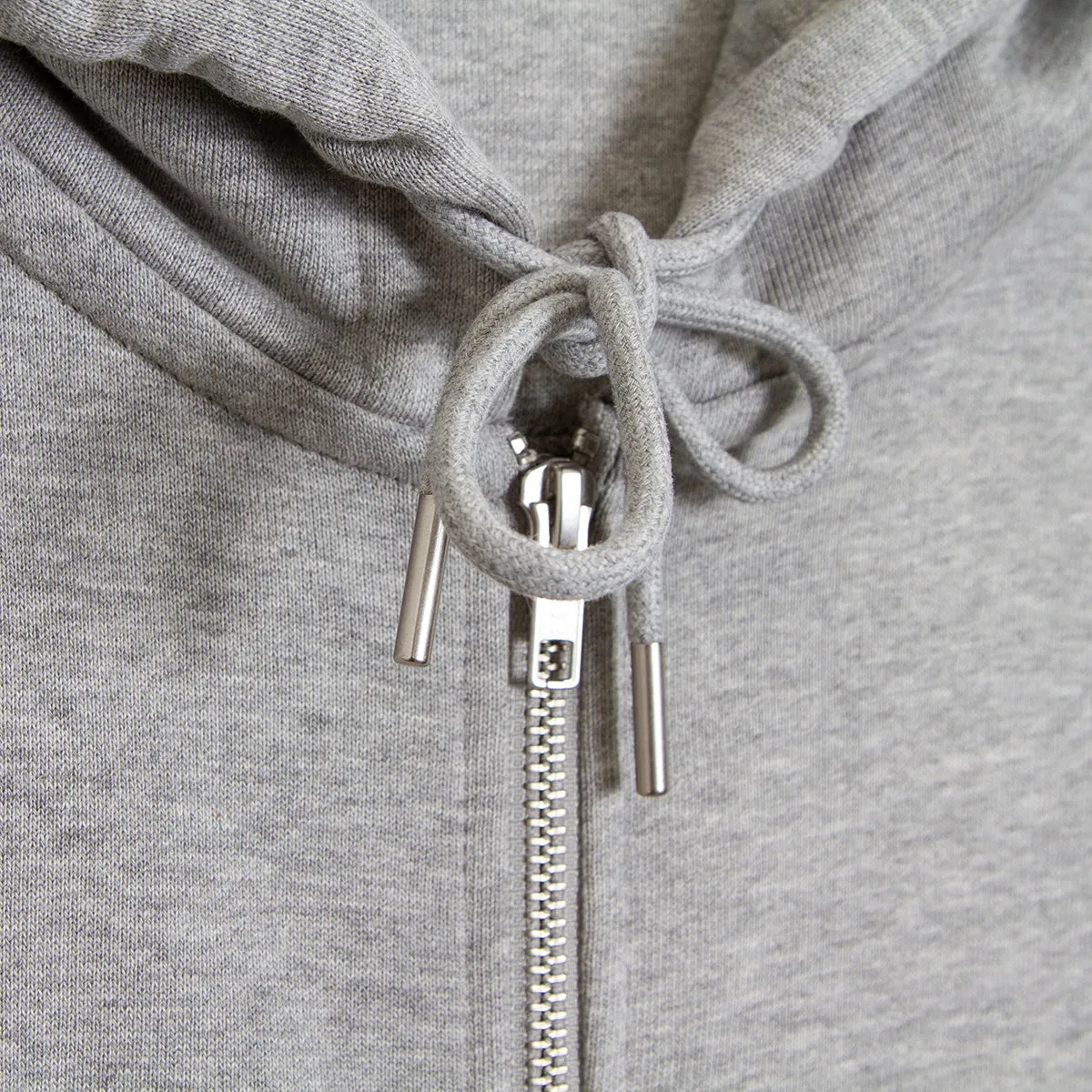 Illegal Rave Crest - Zipped Hood - Grey