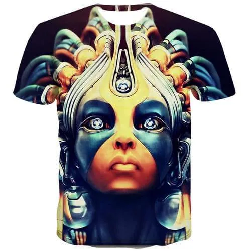 Indian T shirts Men Native American Tshirts Cool Colorful Tshirts Novelty Cartoon Tshirts Casual Harajuku T-shirts 3d