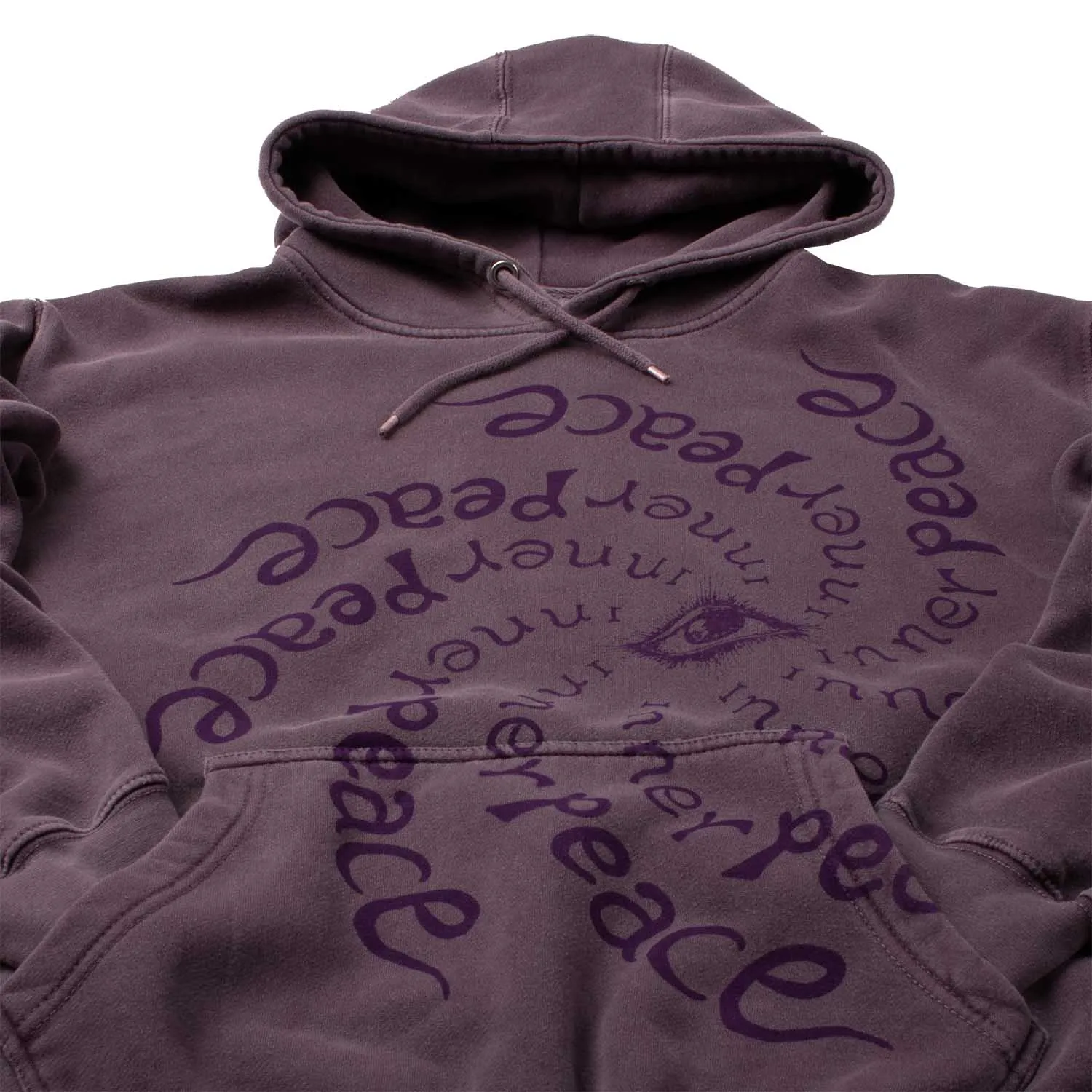 Inner Peace Garment Dyed Vintage Style Hoodie Sweatshirt