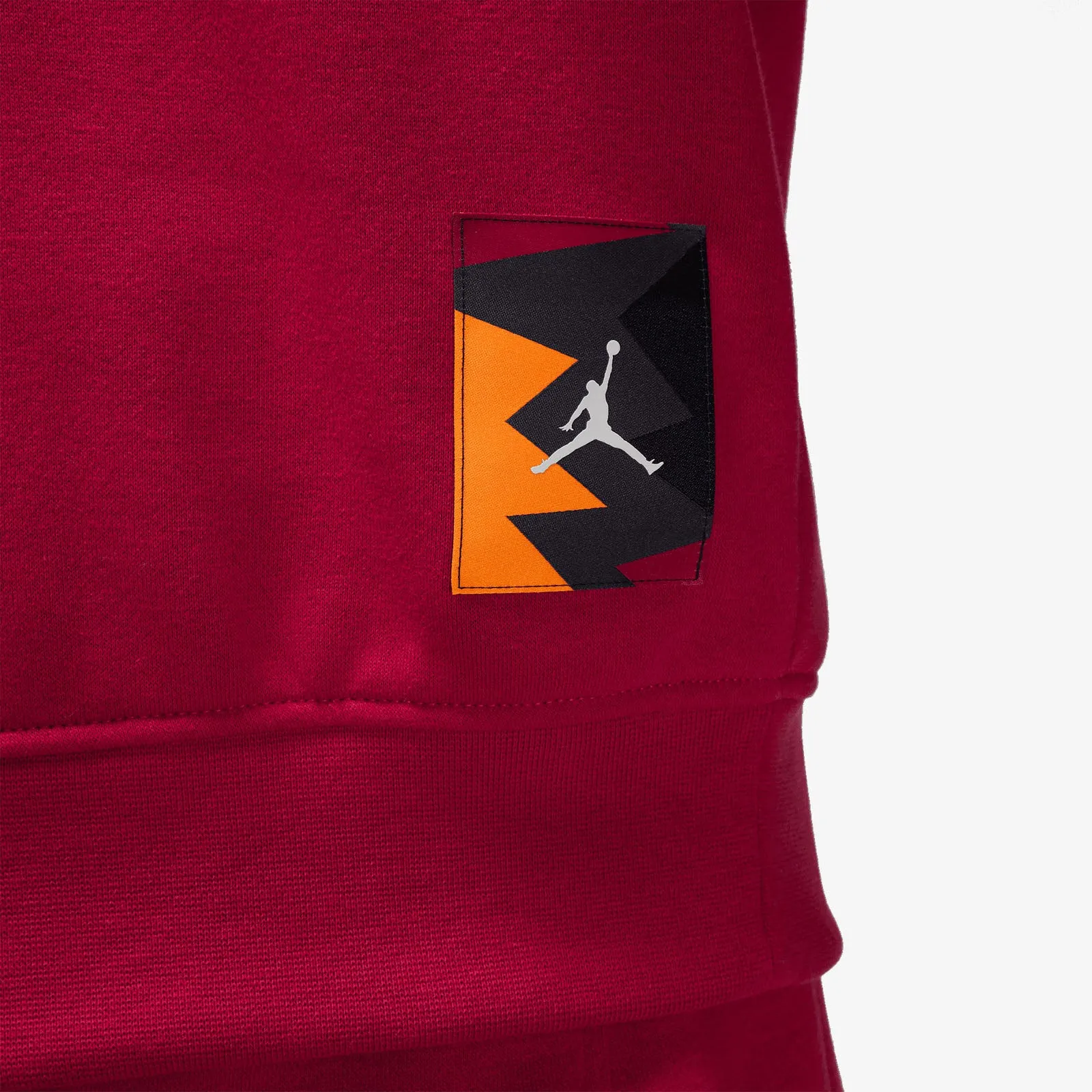 Jordan Flight MVP Wordmark Fleece Crew - Cardinal Red