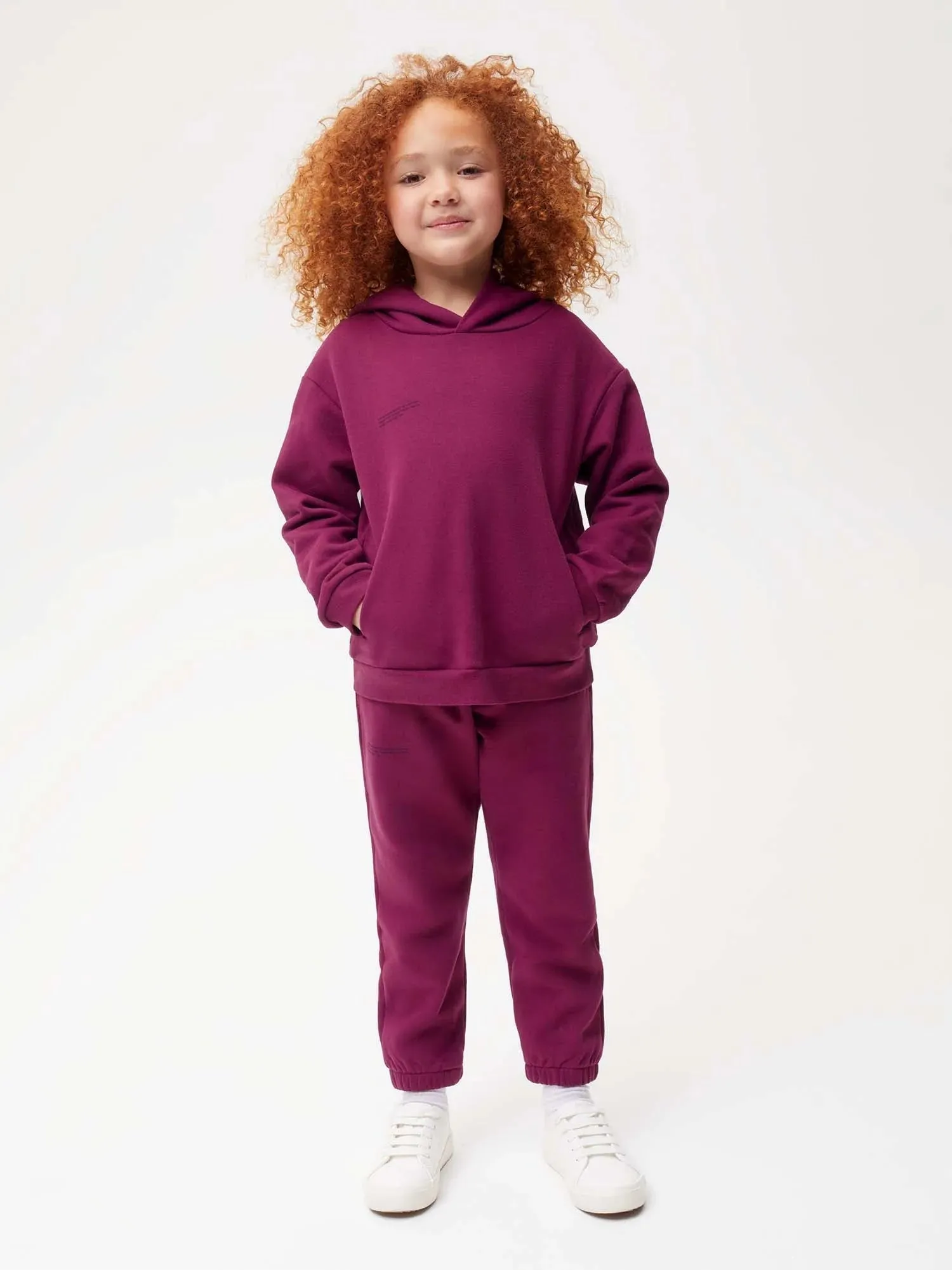 Kids' 365 Hoodie - Neutral Tones—plum purple