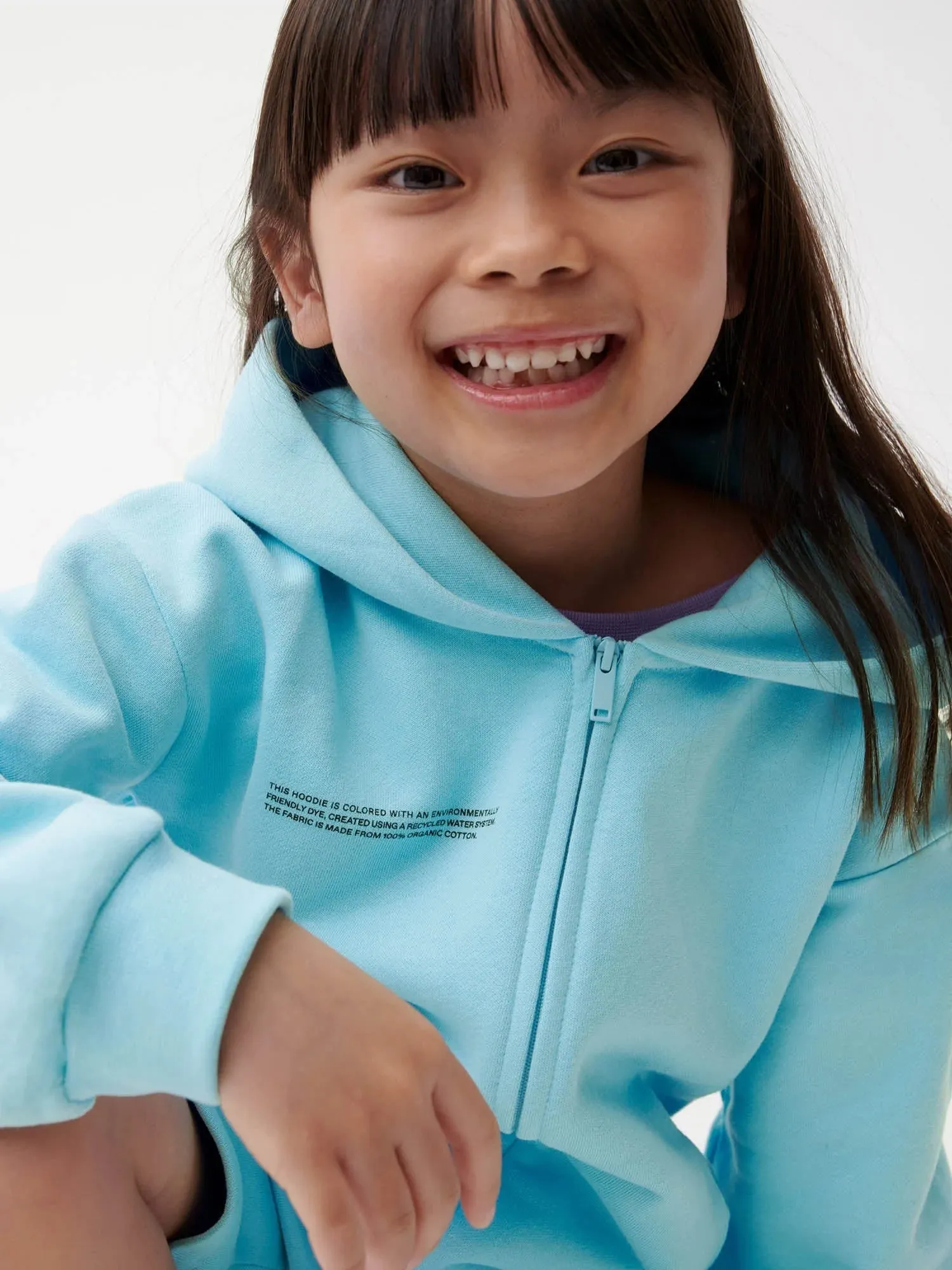 Kids' 365 Zipped Hoodie—celestial blue