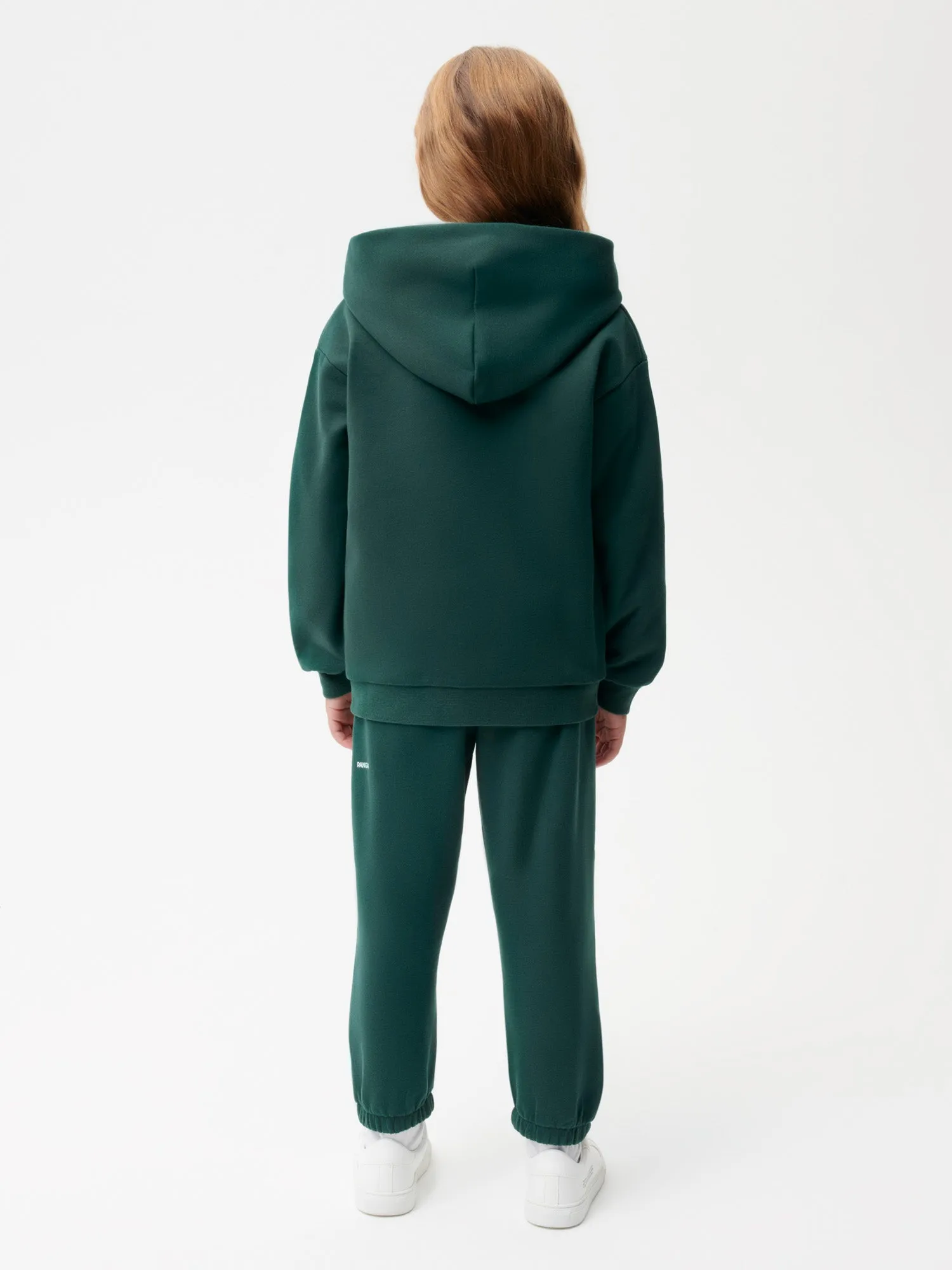 Kids' 365 Zipped Hoodie—foliage green